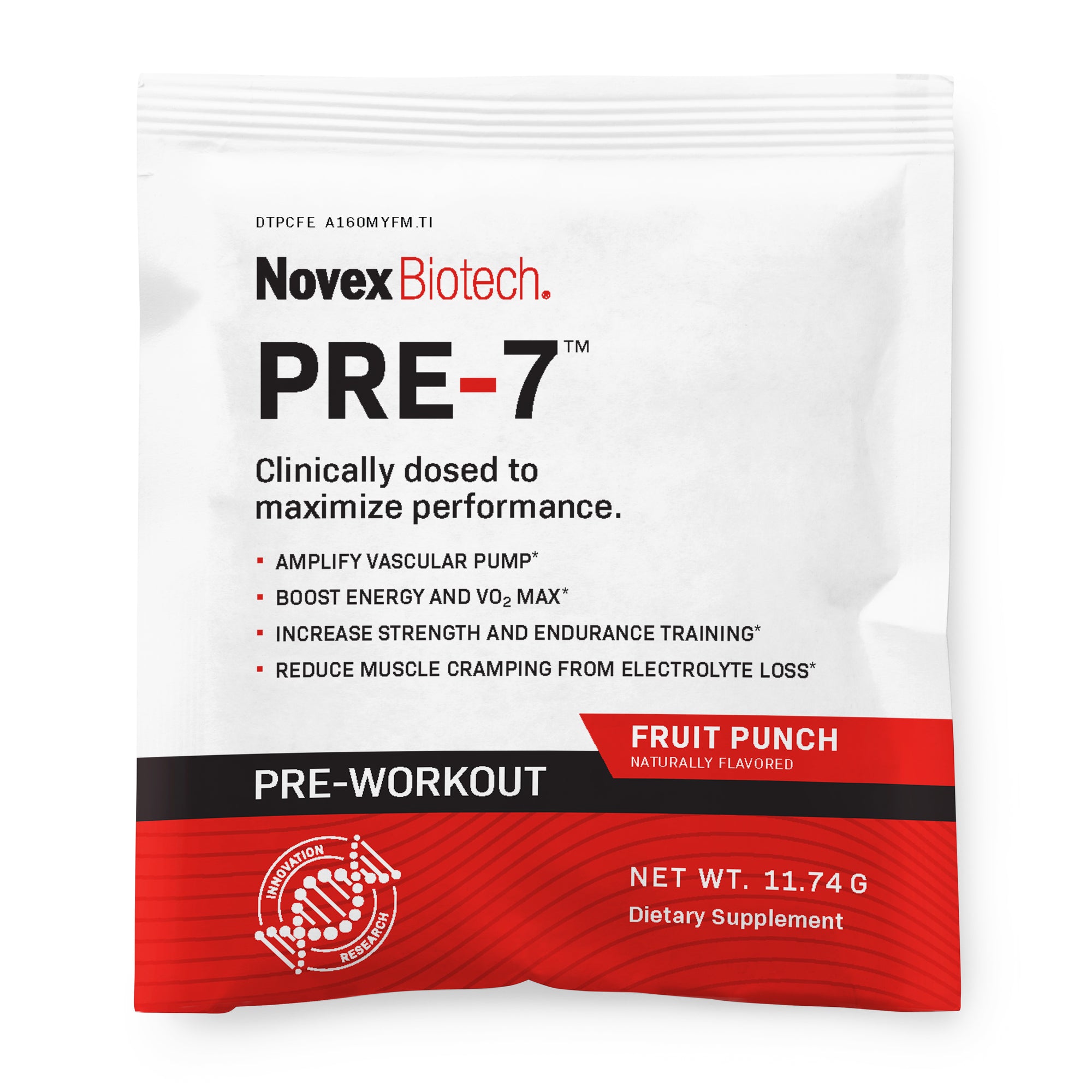 Novex Biotech PreWorkout Single Serve