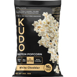 Kudo Protein Popcorn White Cheddar