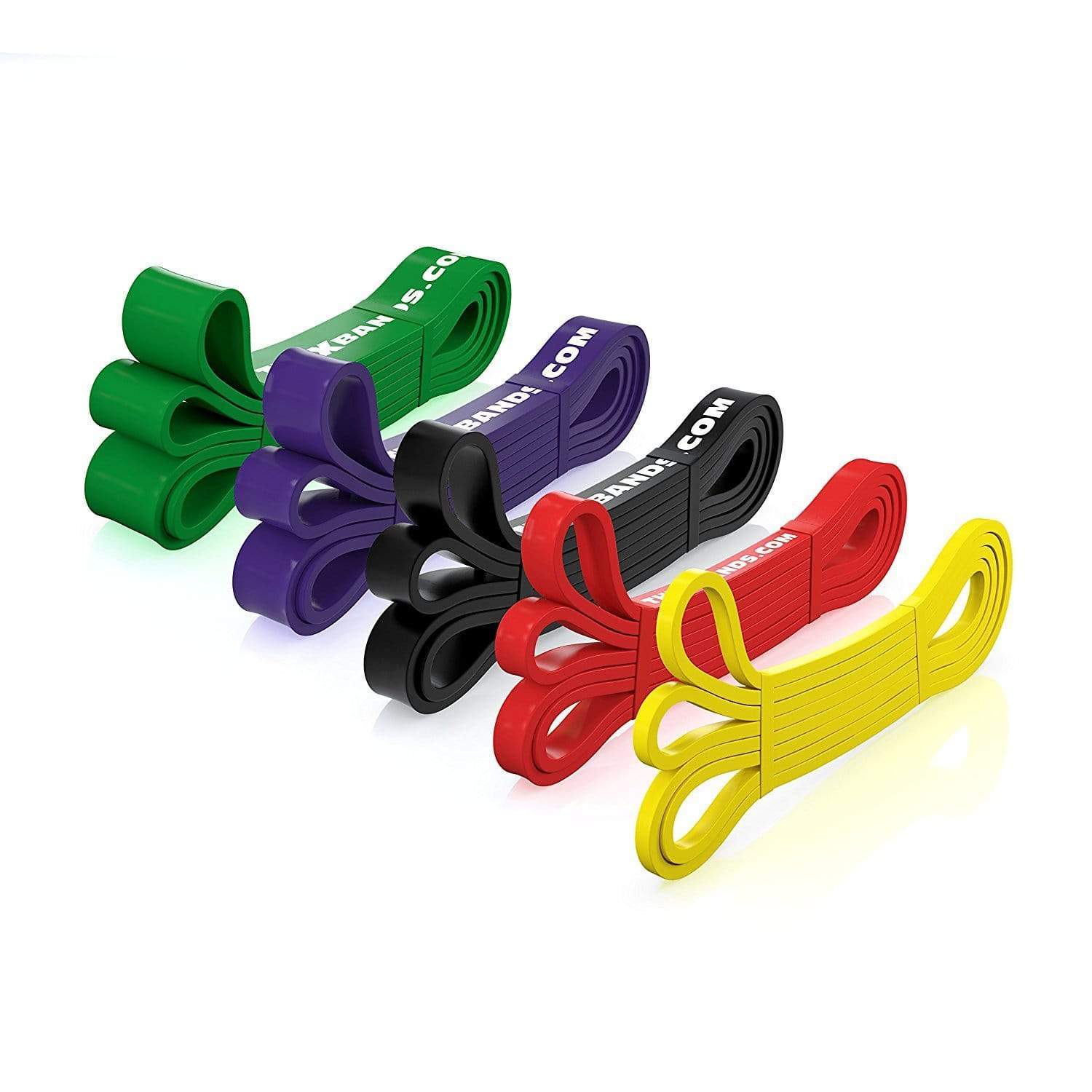 Set of 5 Resistance Loop Workout Bands